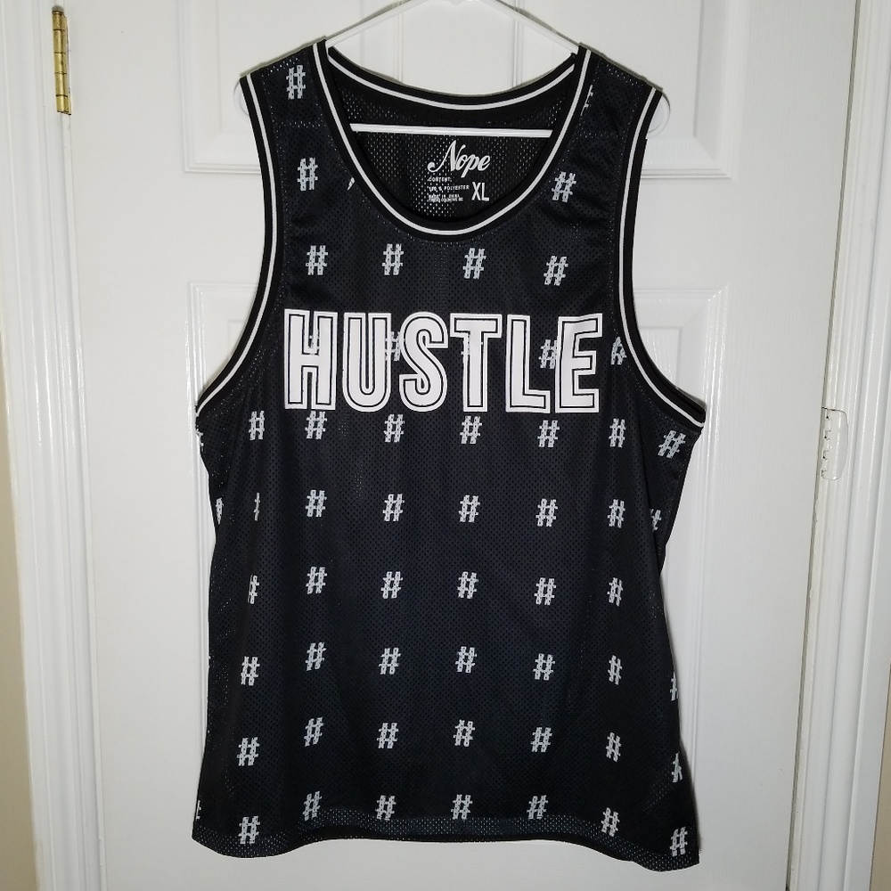 NOPE HUSTLE BASKETBALL JERSEY XL